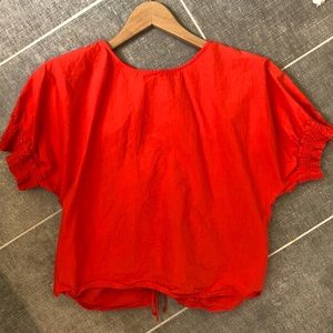 Zara cropped adjustable top